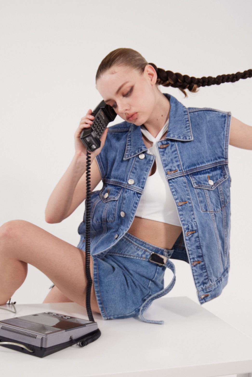 Not Like Other Denim Vest