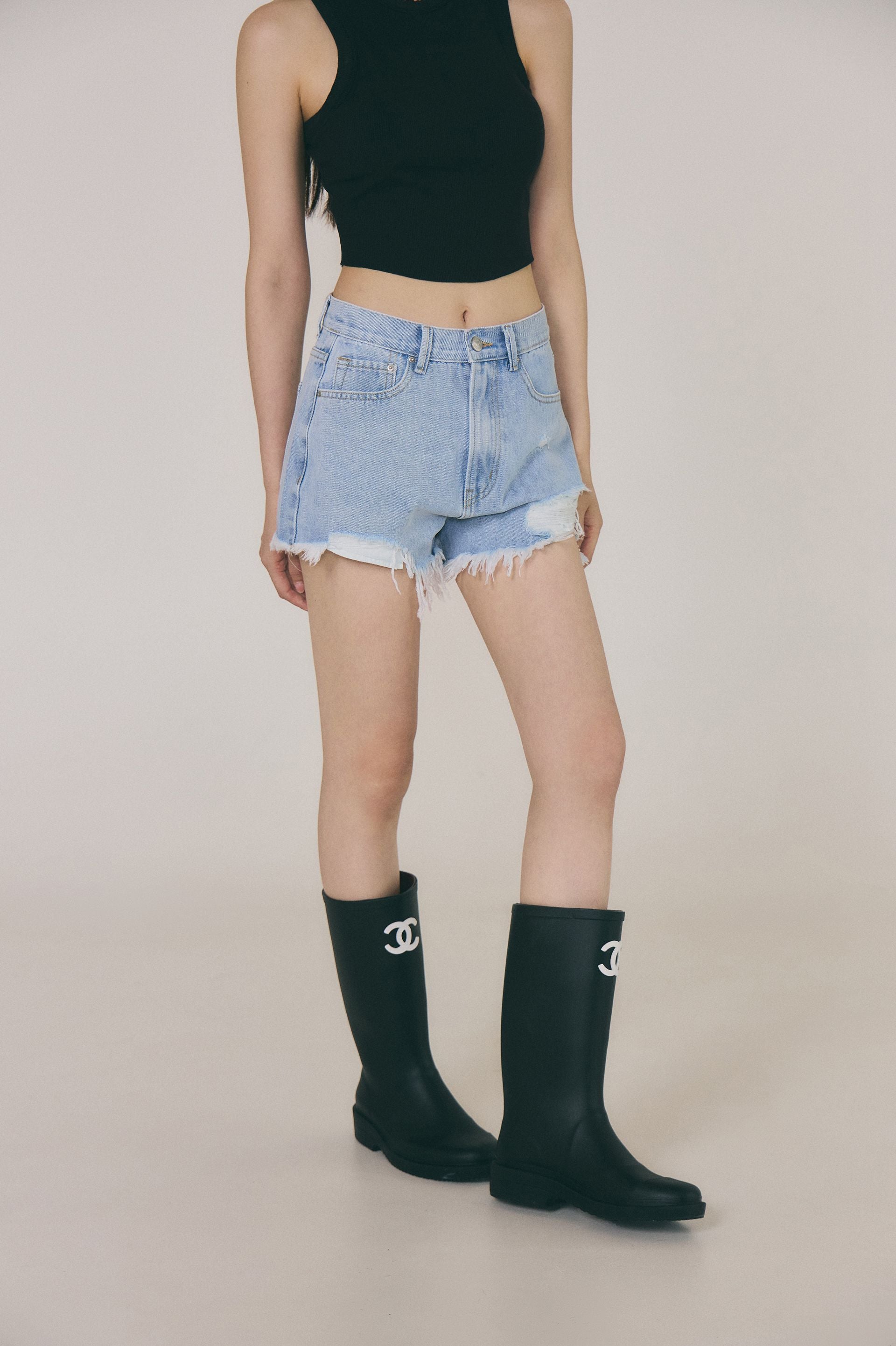 Want You Bad Denim Shorts