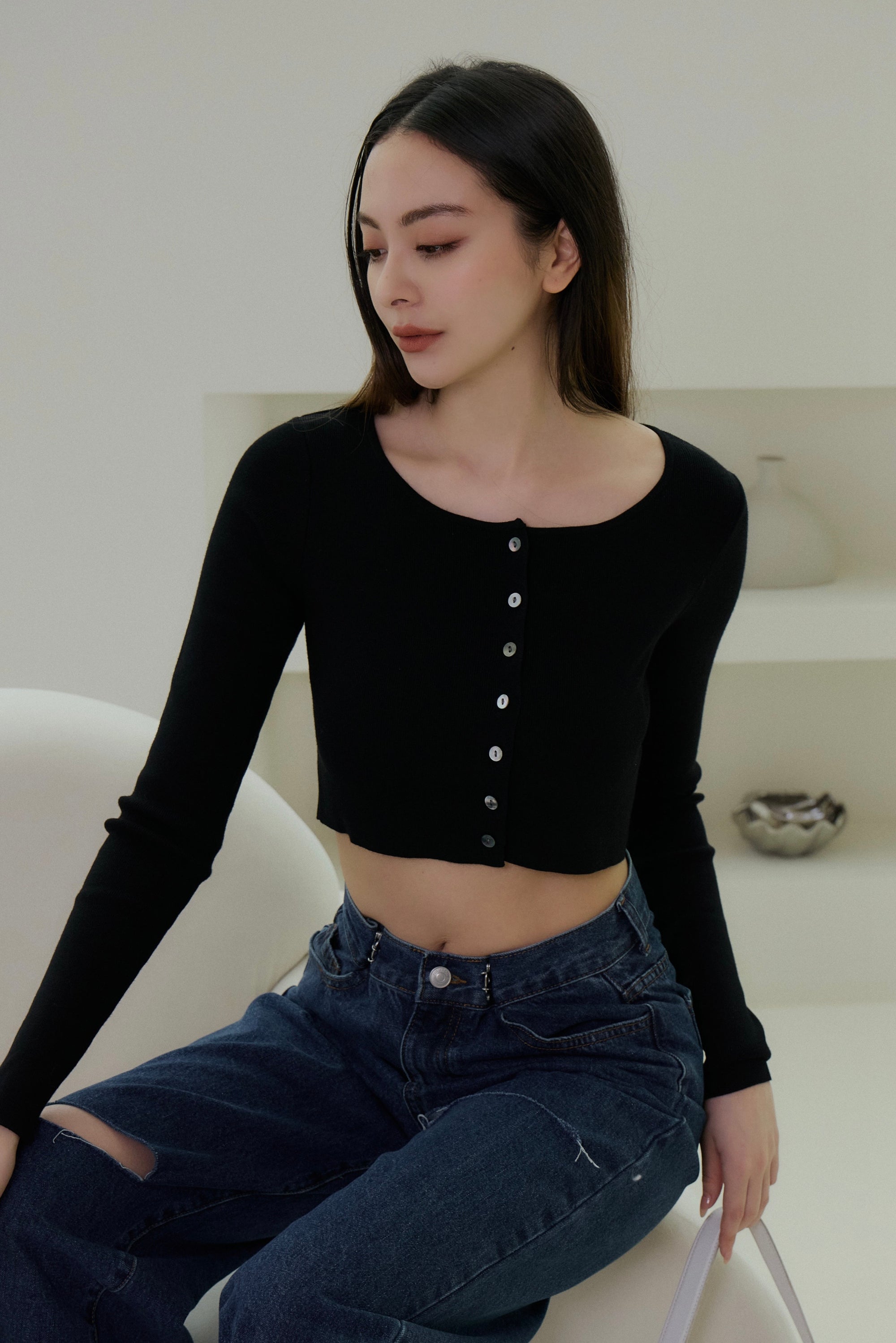 Double Take Knit Top