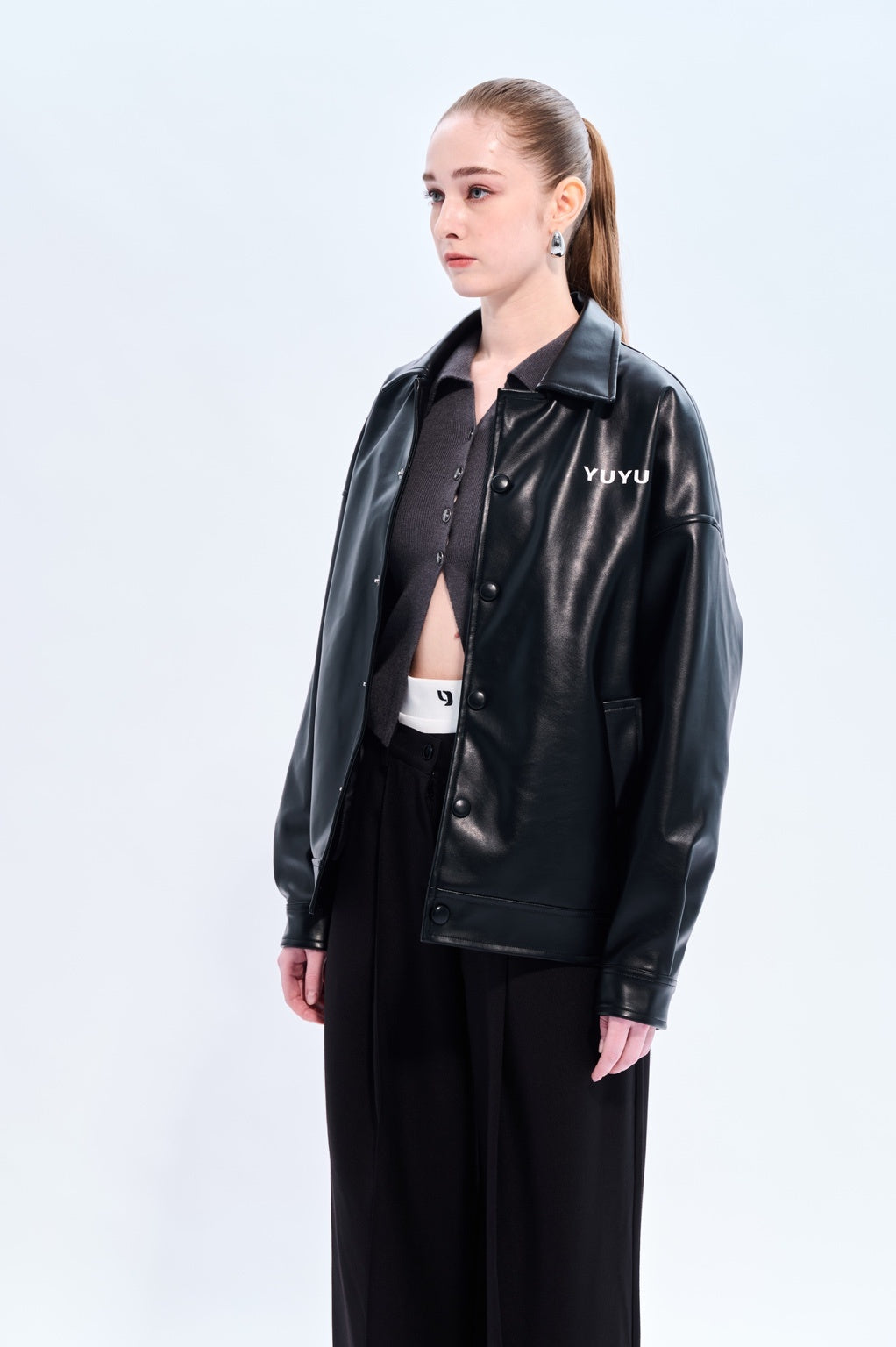 Classic yuyu Leather Jacket