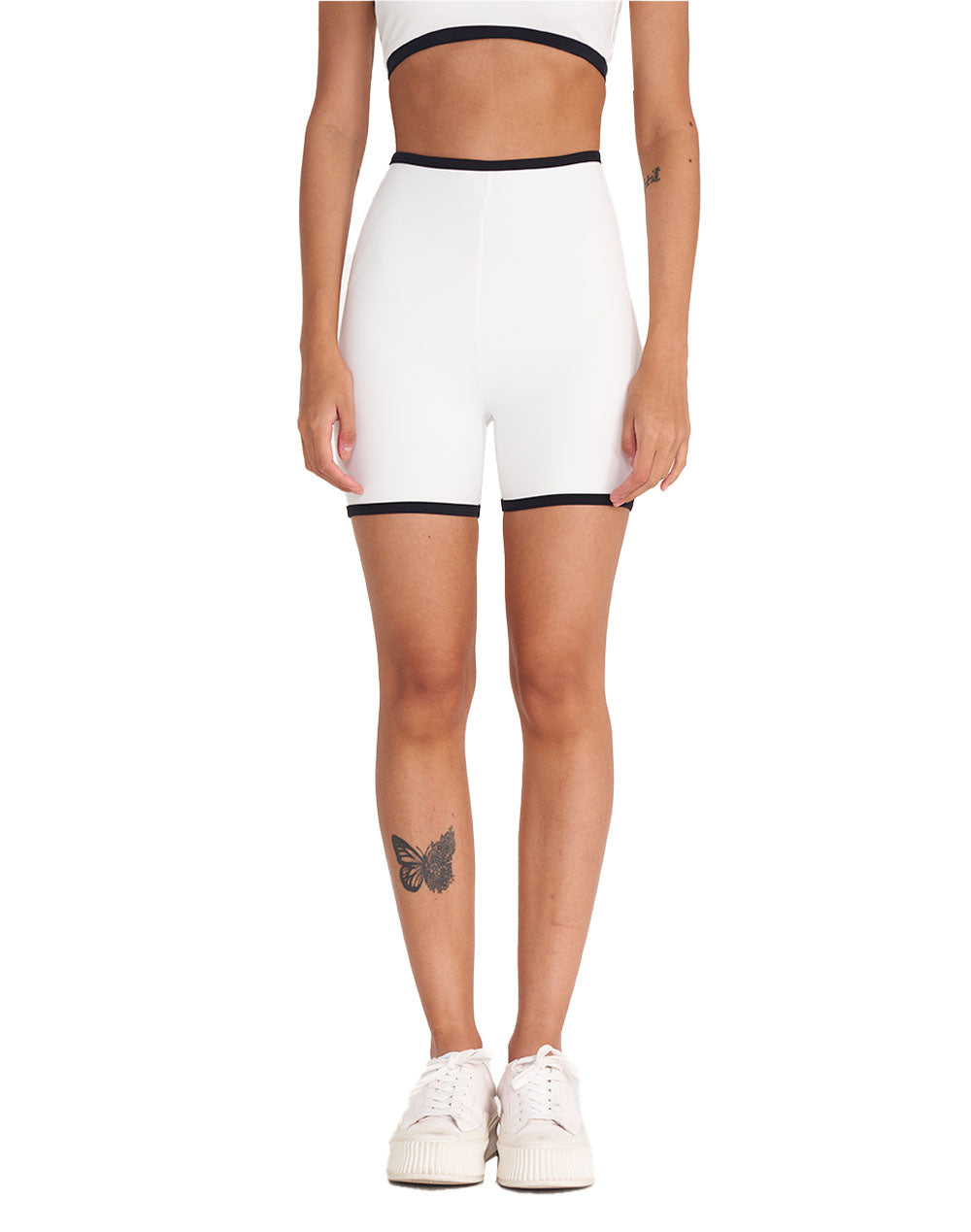 Color Block Biker Shorts