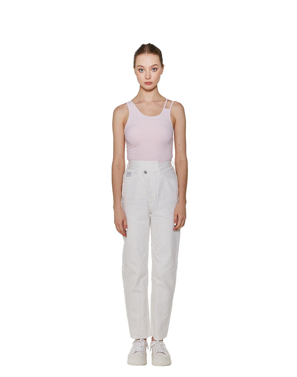 Transparent tag bra top