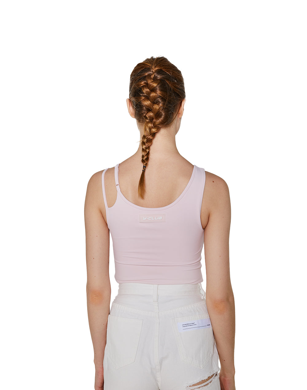 Transparent tag bra top