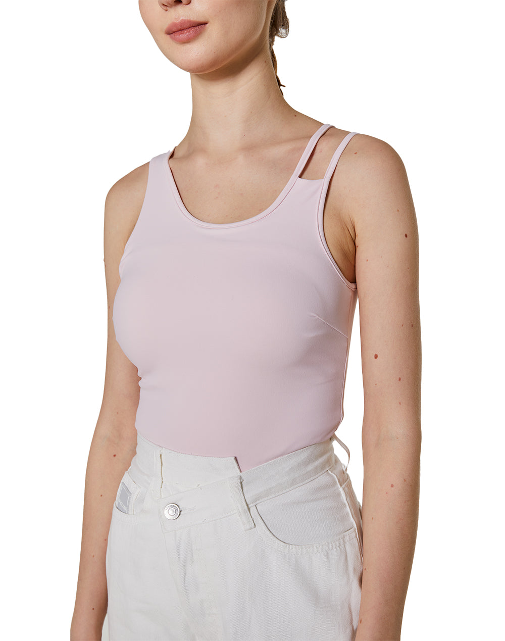 Transparent tag bra top