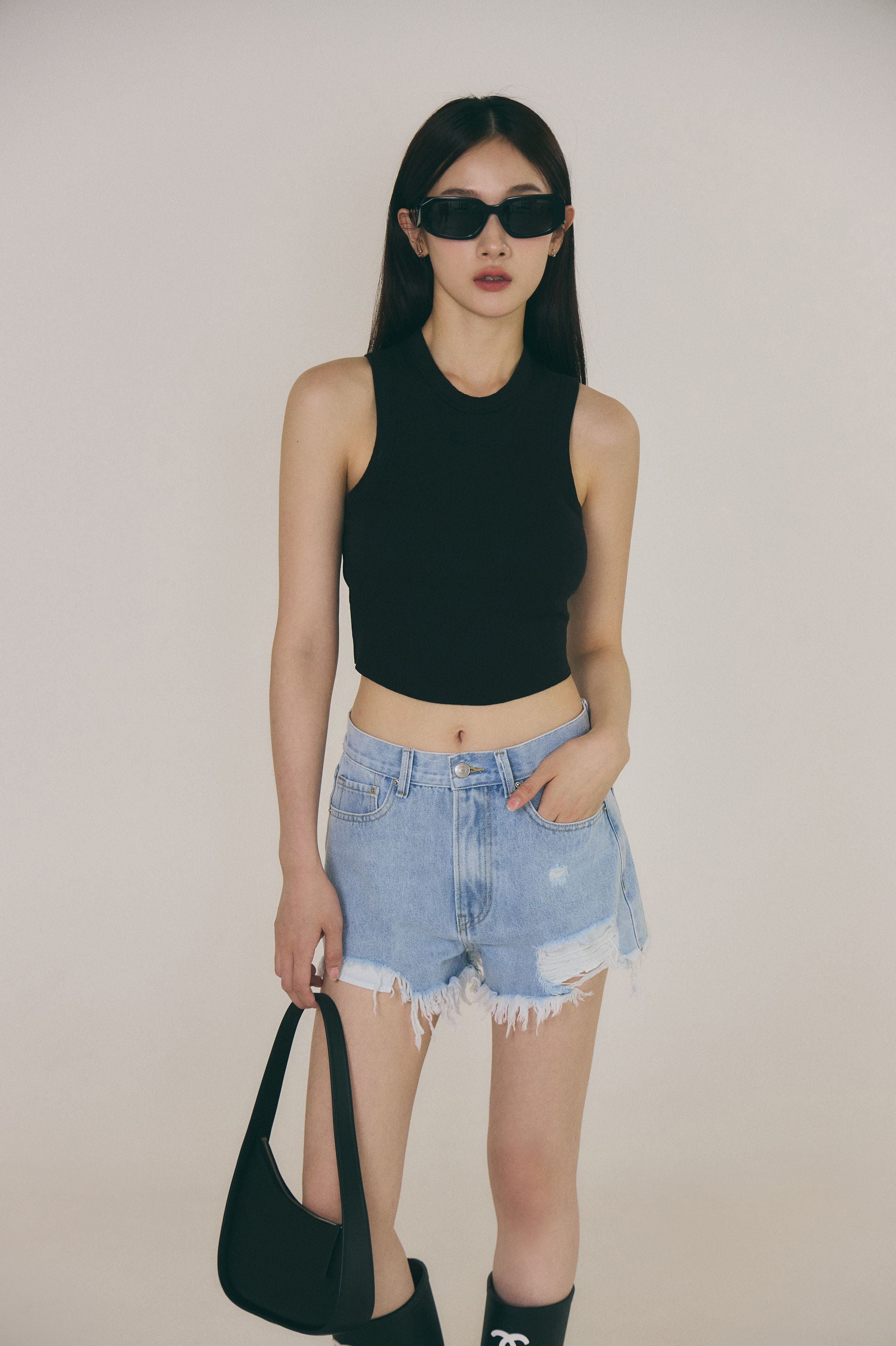 Want You Bad Denim Shorts