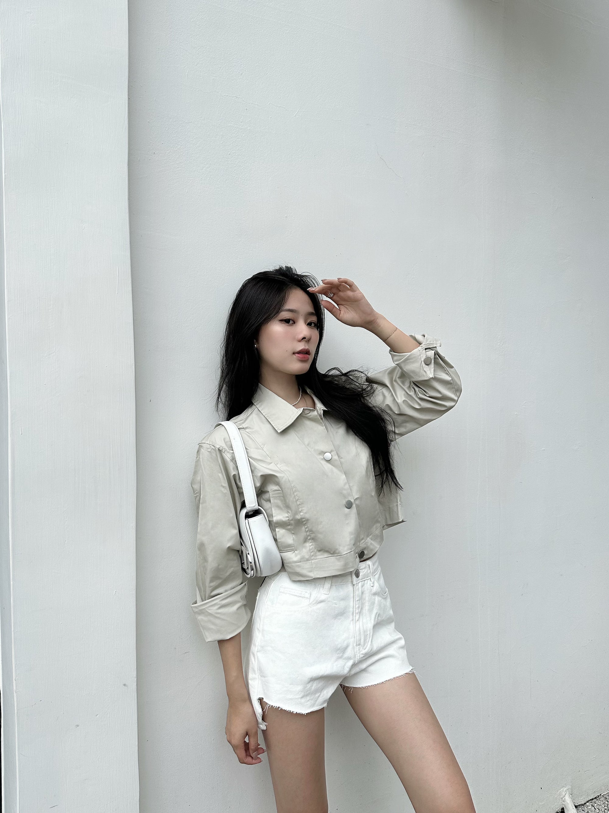 No Comment Denim Shorts