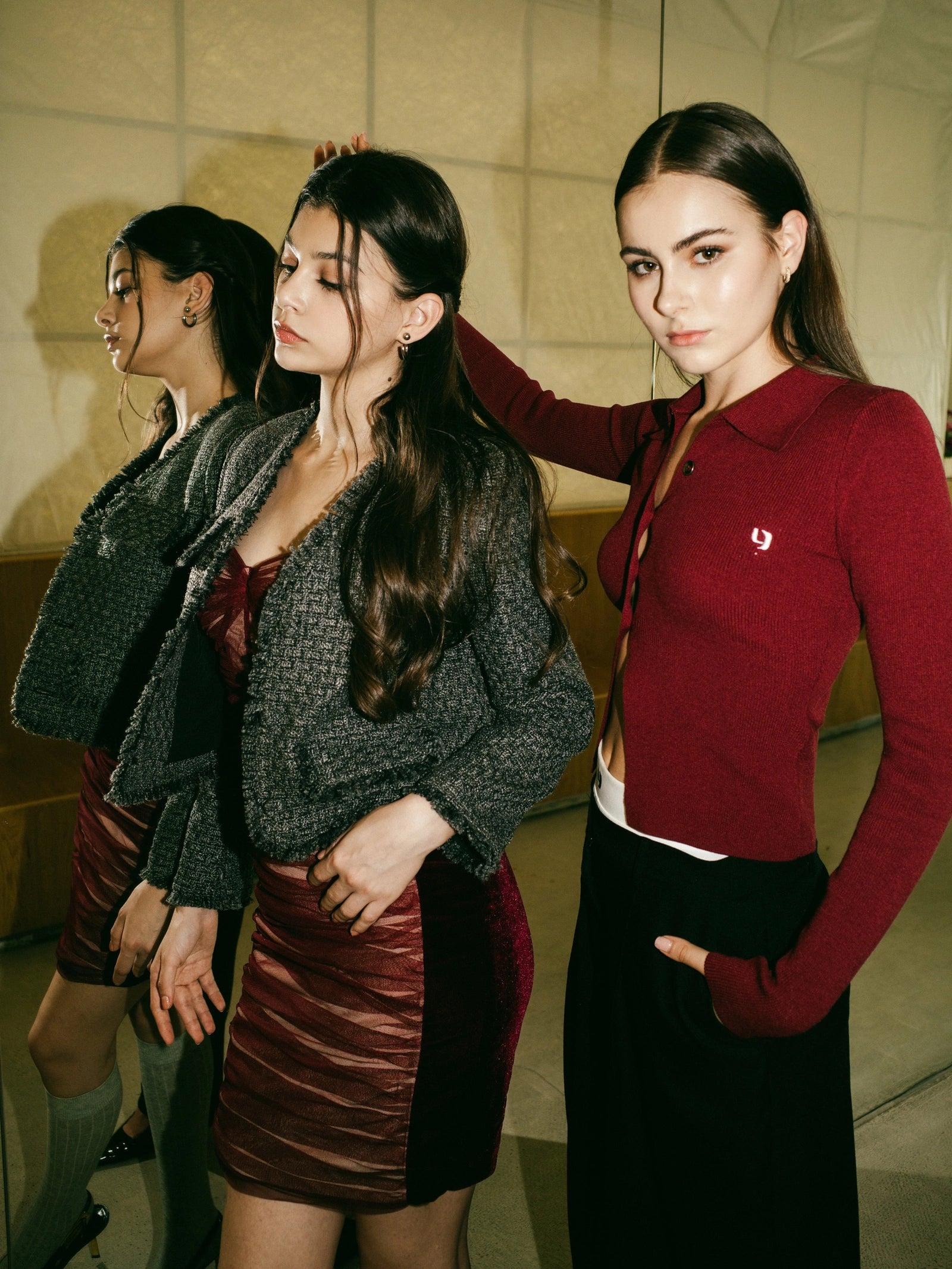 Grey Fringe Tweed Jacket