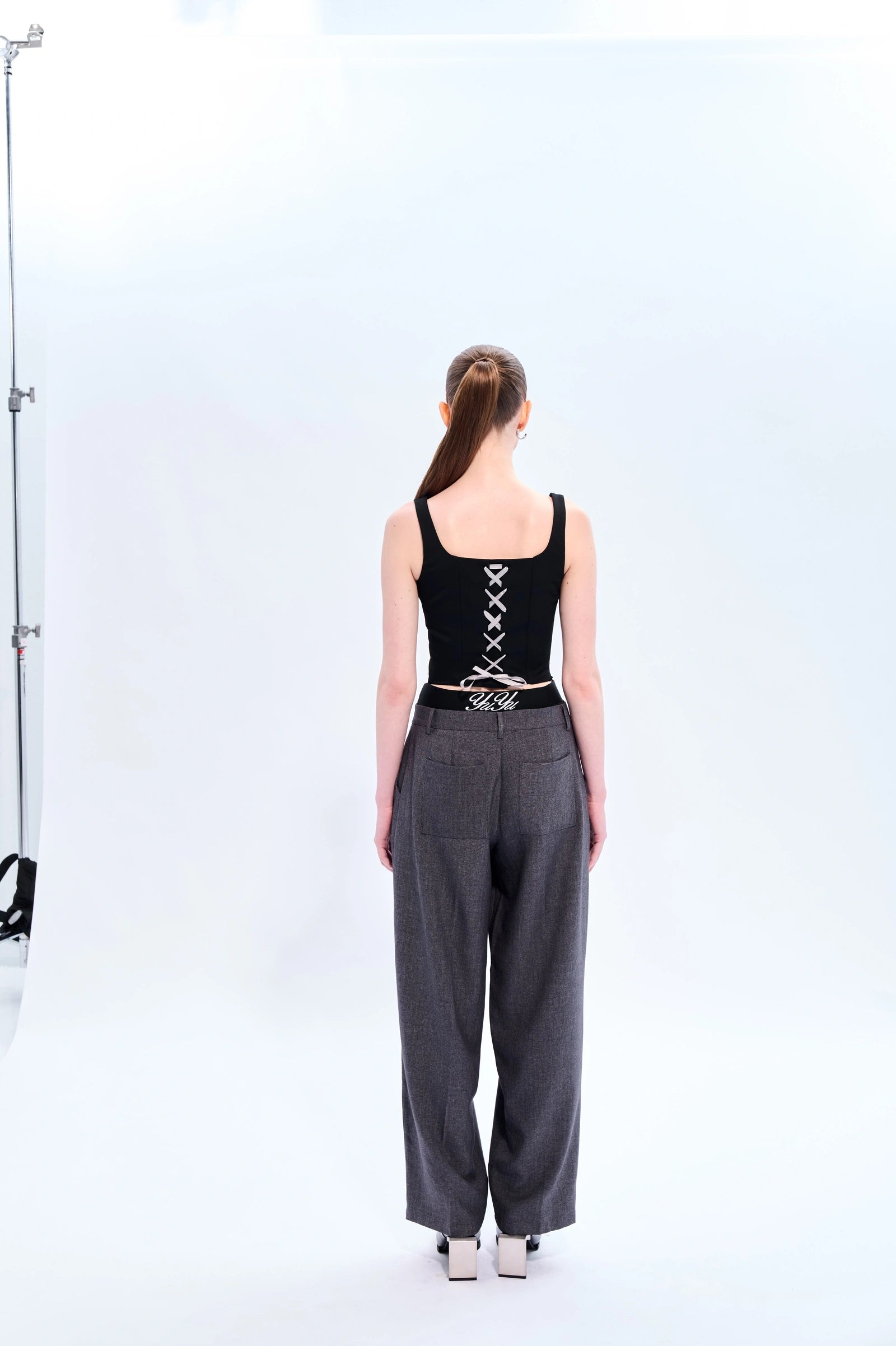 Y-logo Dress Pants