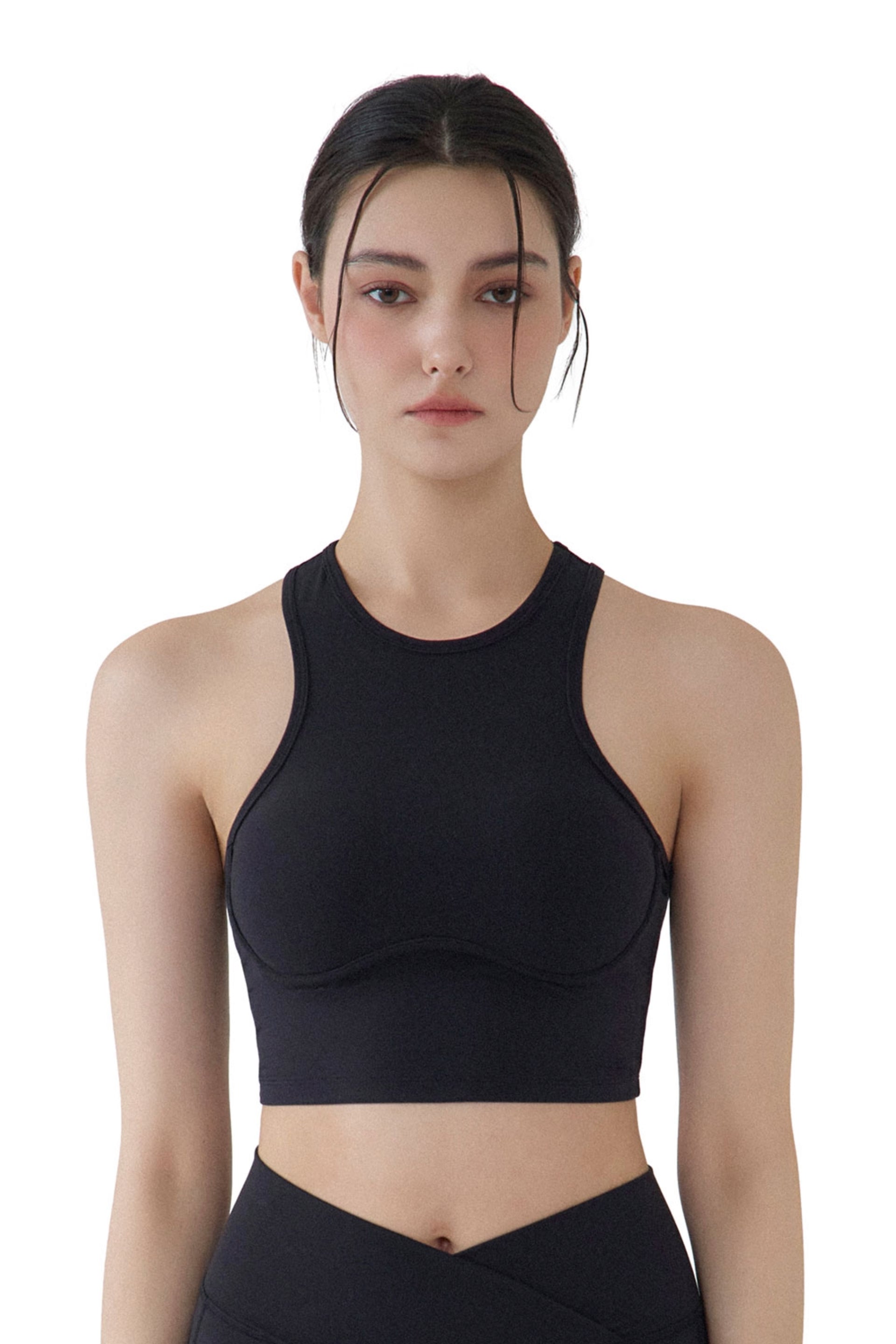 Good Feeling Tank Bra black