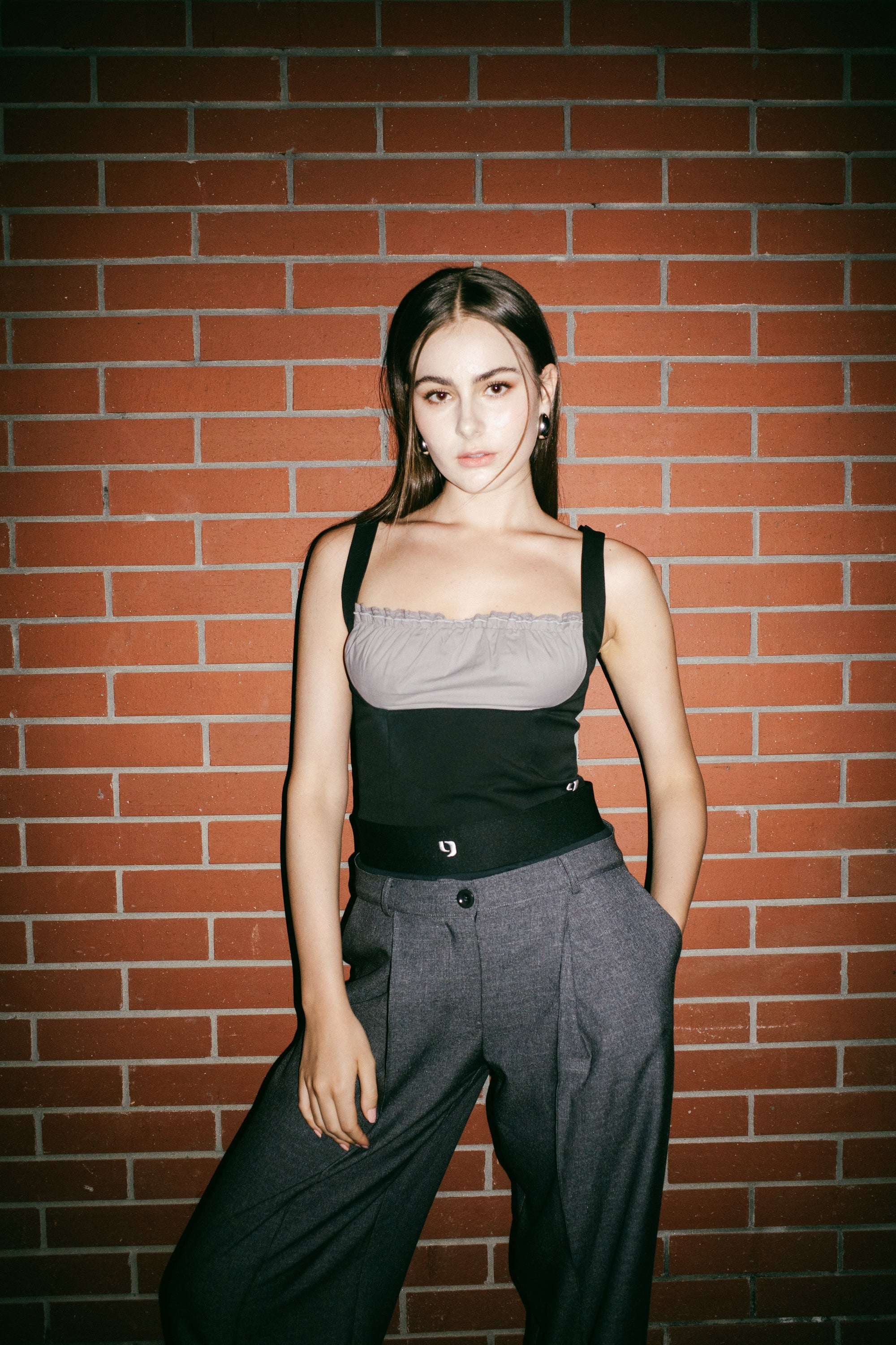 Suit-style Spliced Vest