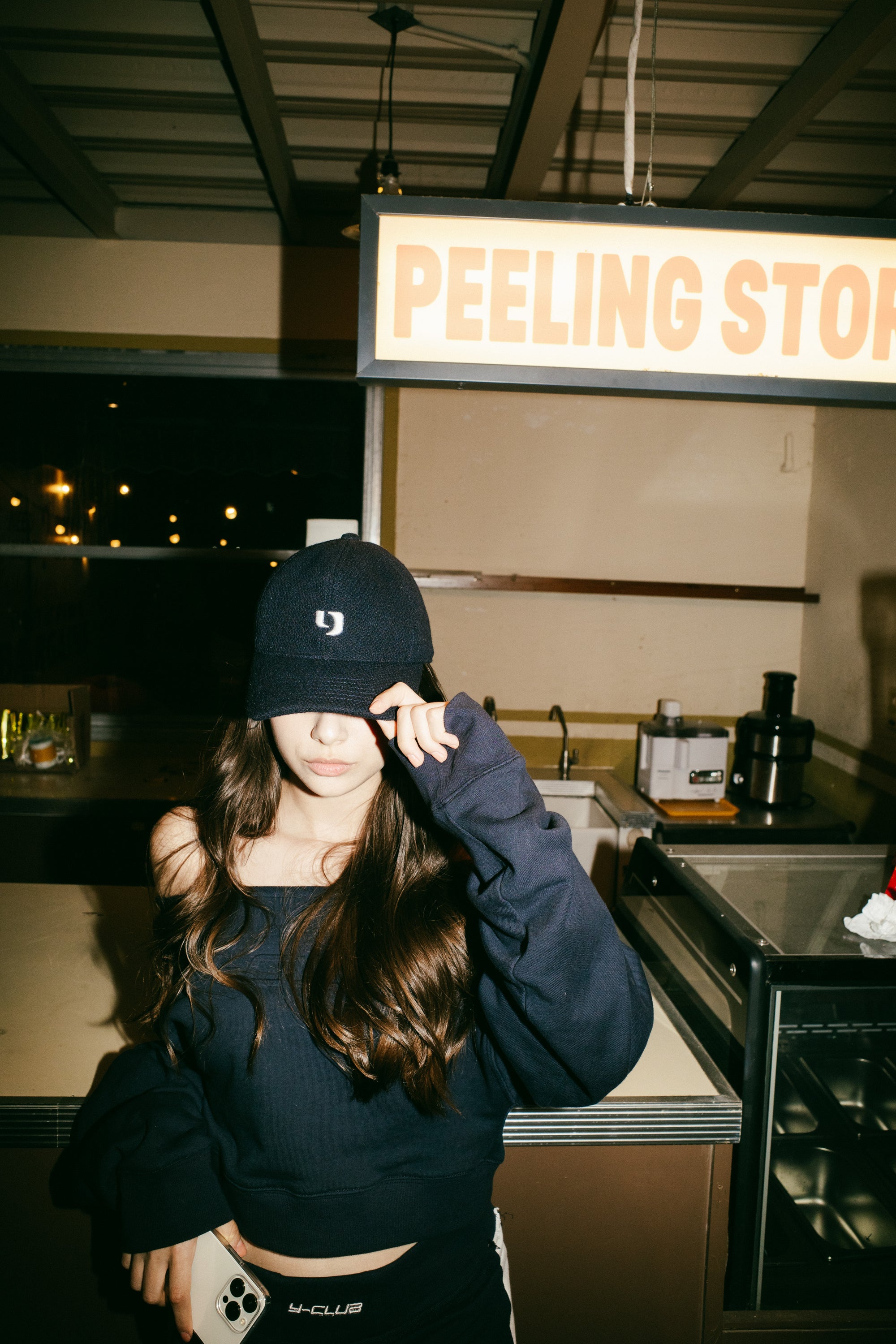 Y logo wool cap