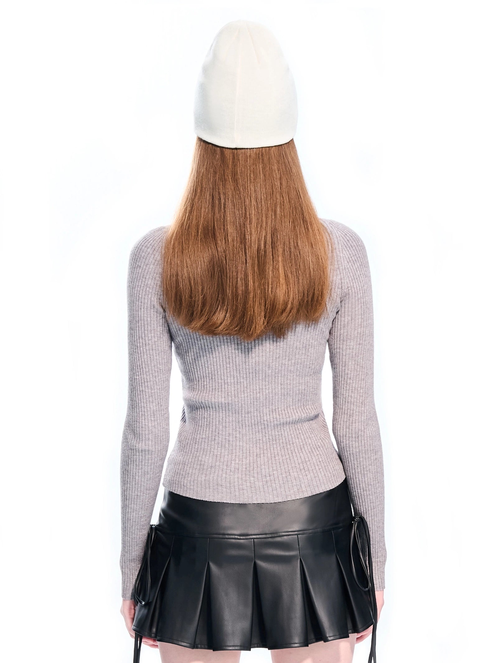 YUYU Crew Neck Knit Top