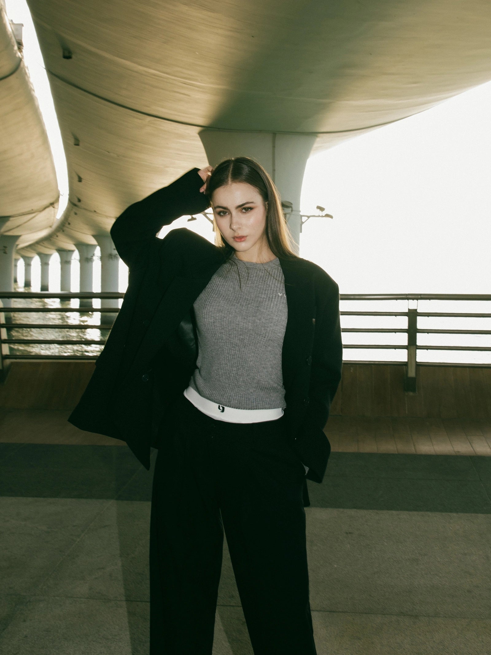 Metallic Y Logo Suit