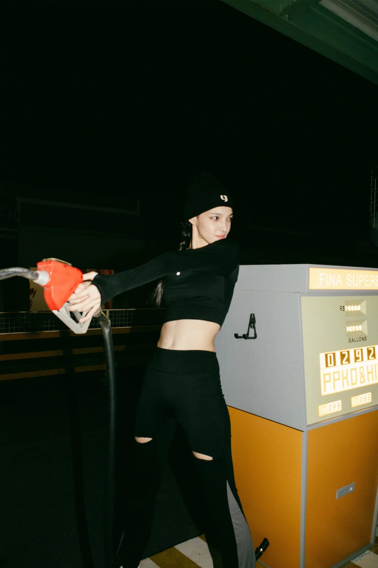 Cut-out Hooded Bra Top