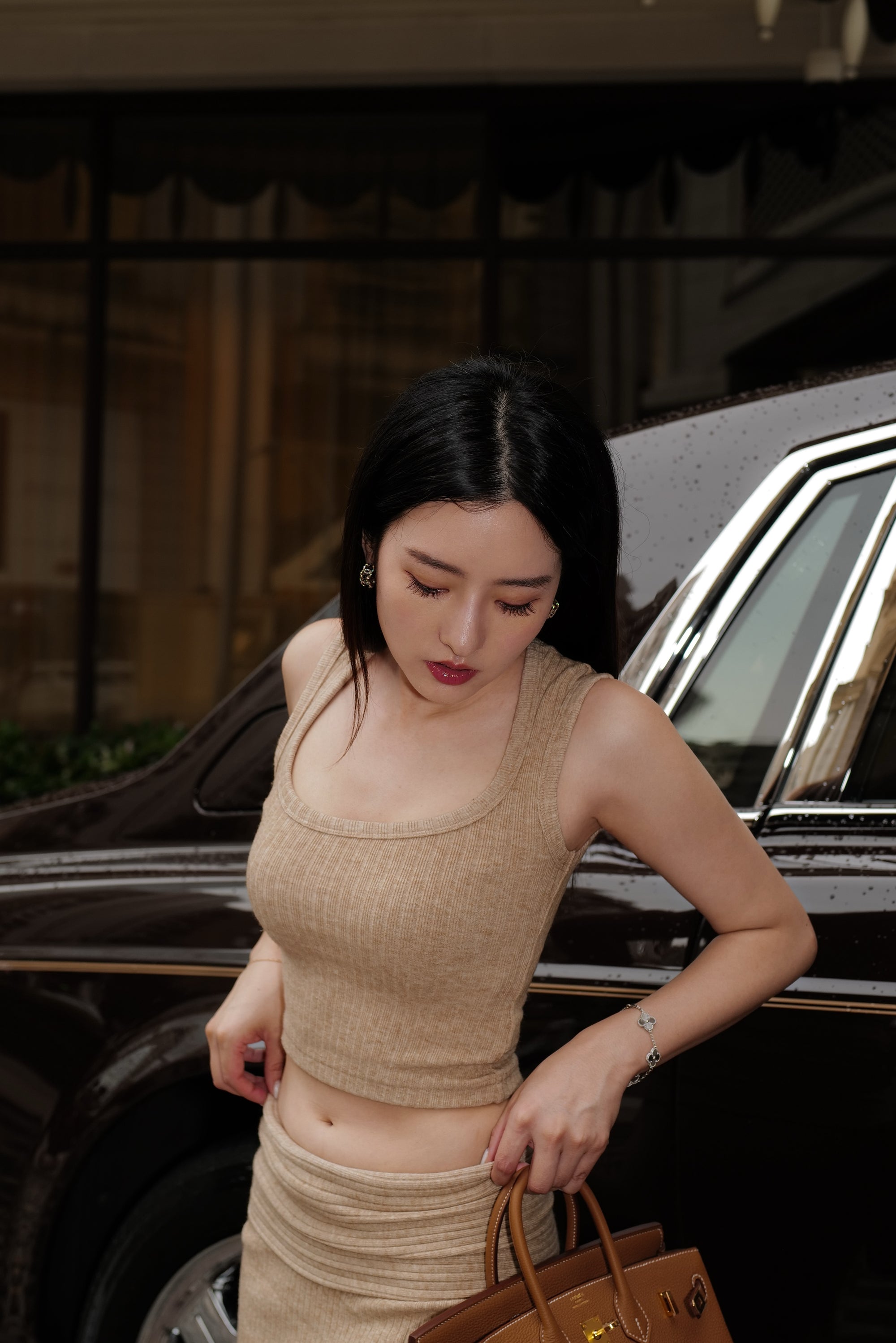 Where It Stays Knit Top