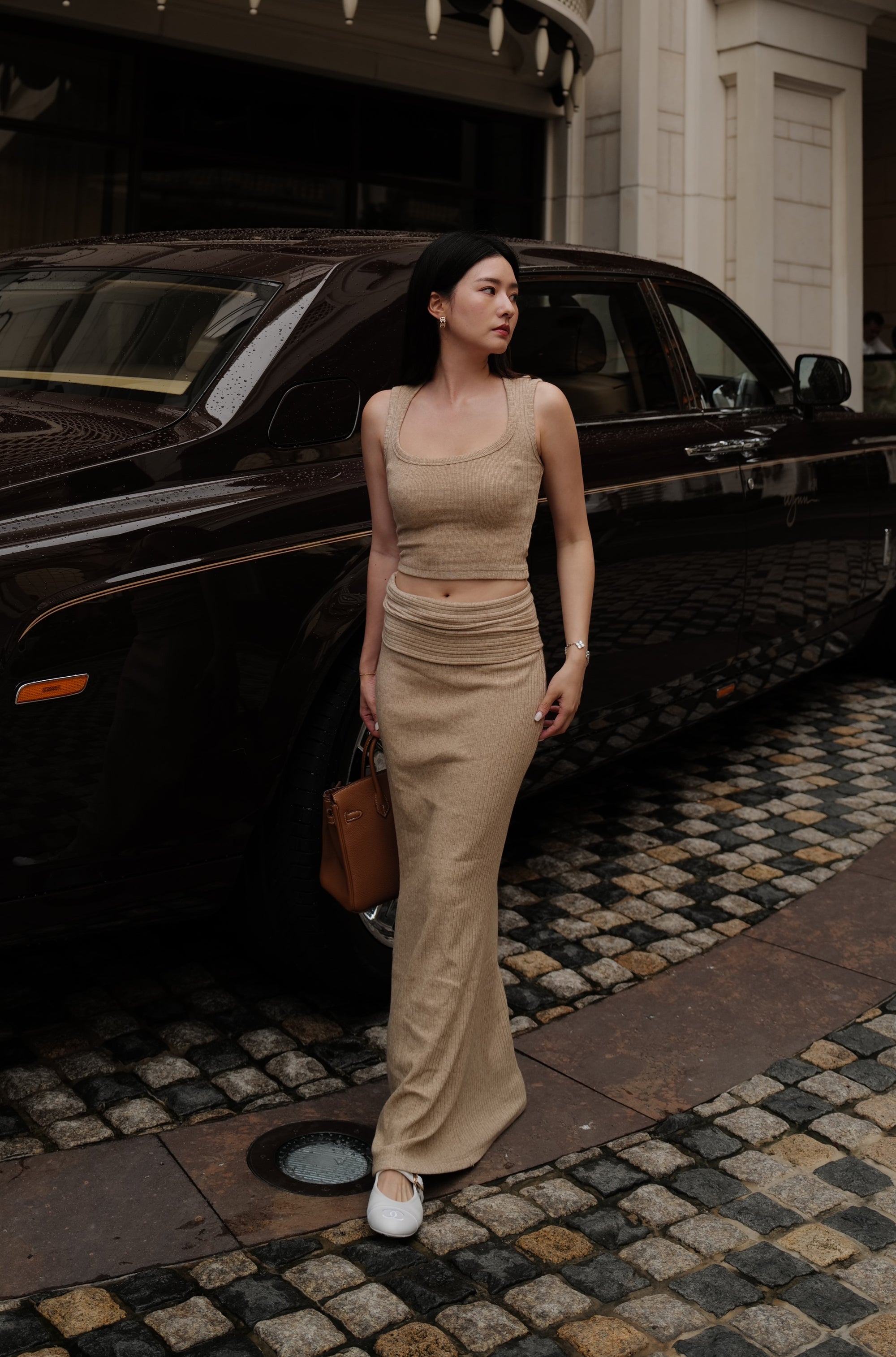 Where It Stays Knit Skirt