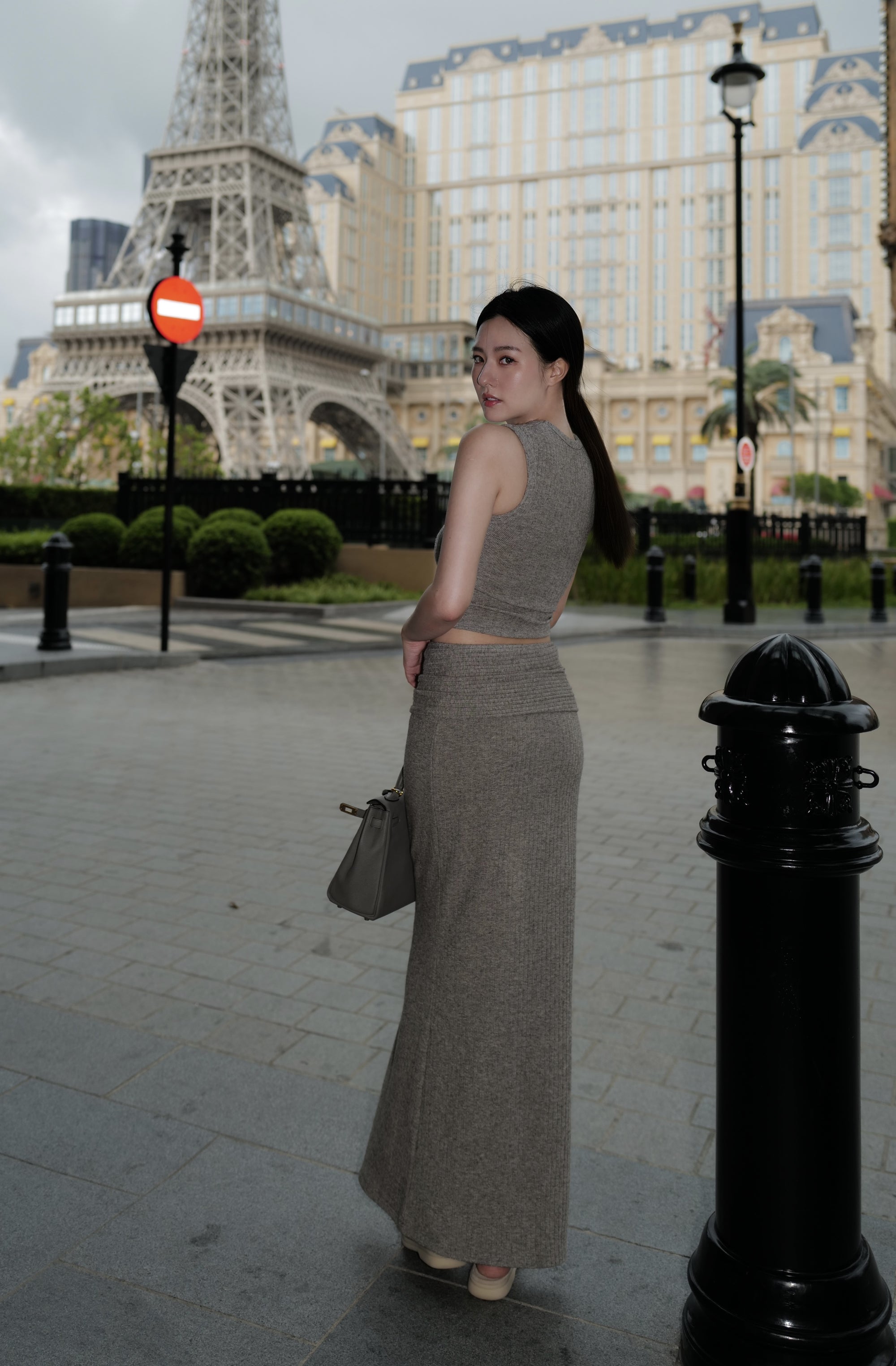 Where It Stays Knit Skirt