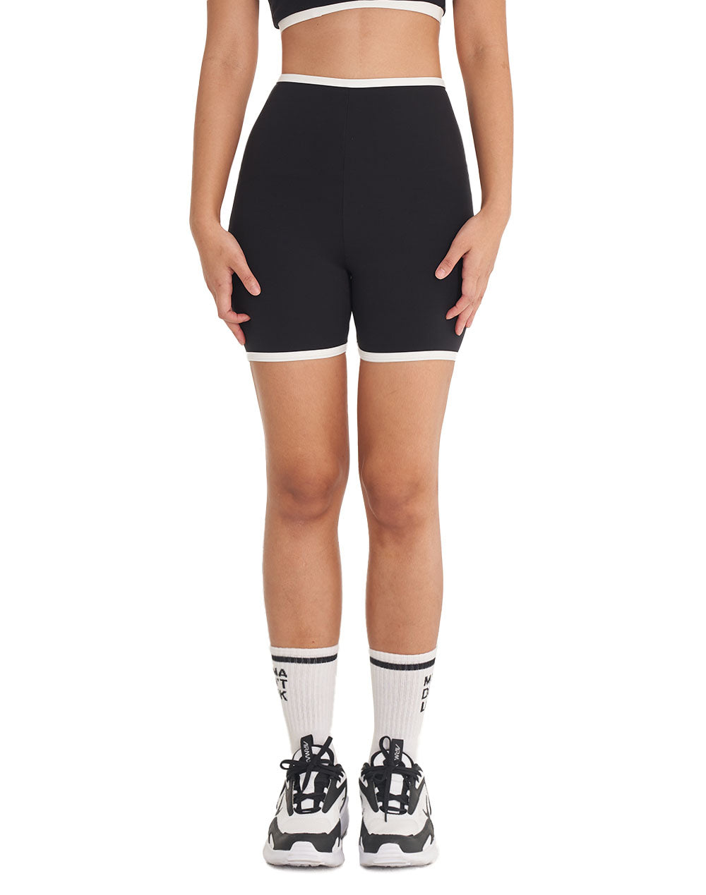 Color Block Biker Shorts