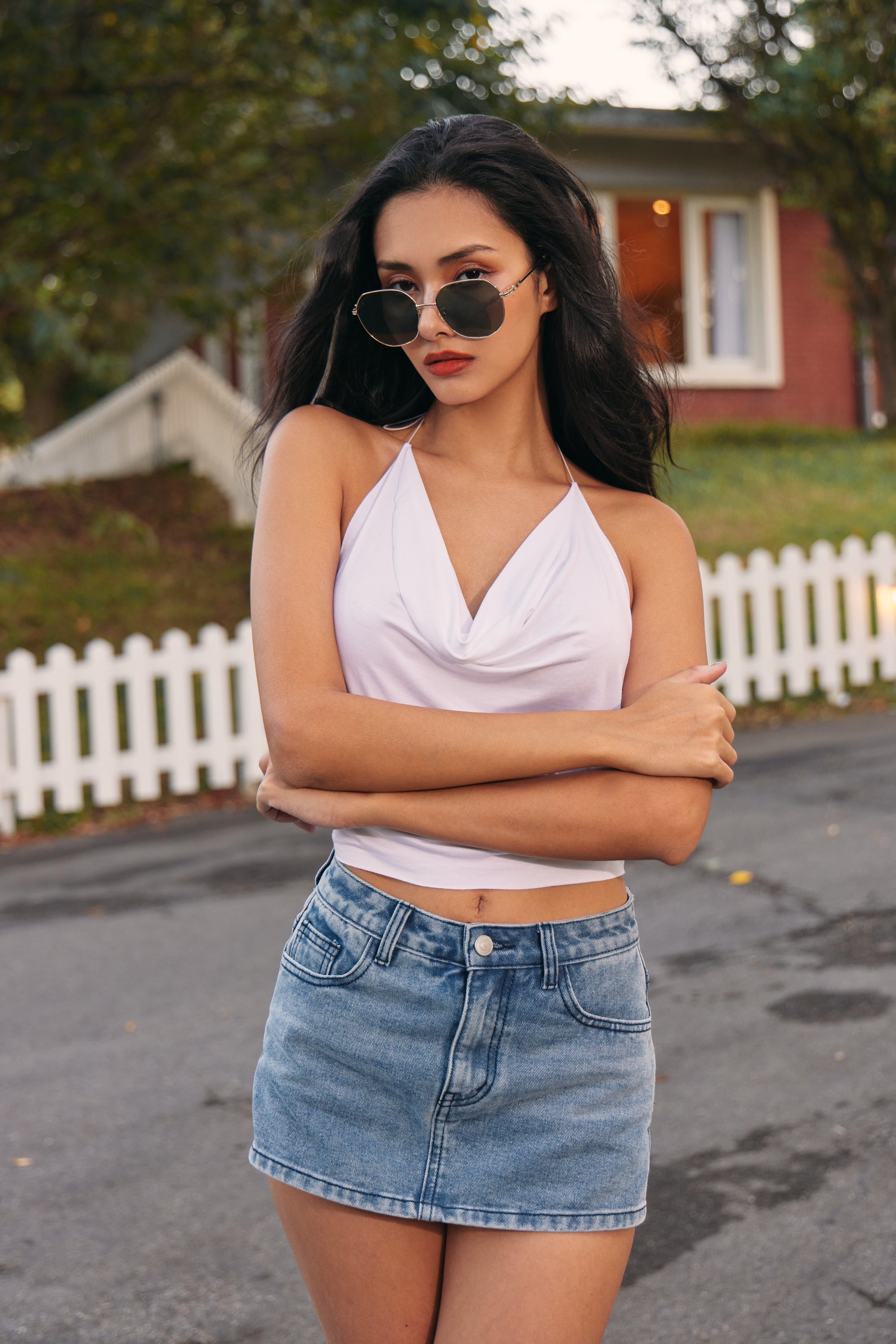 Supergirl Denim Shorts