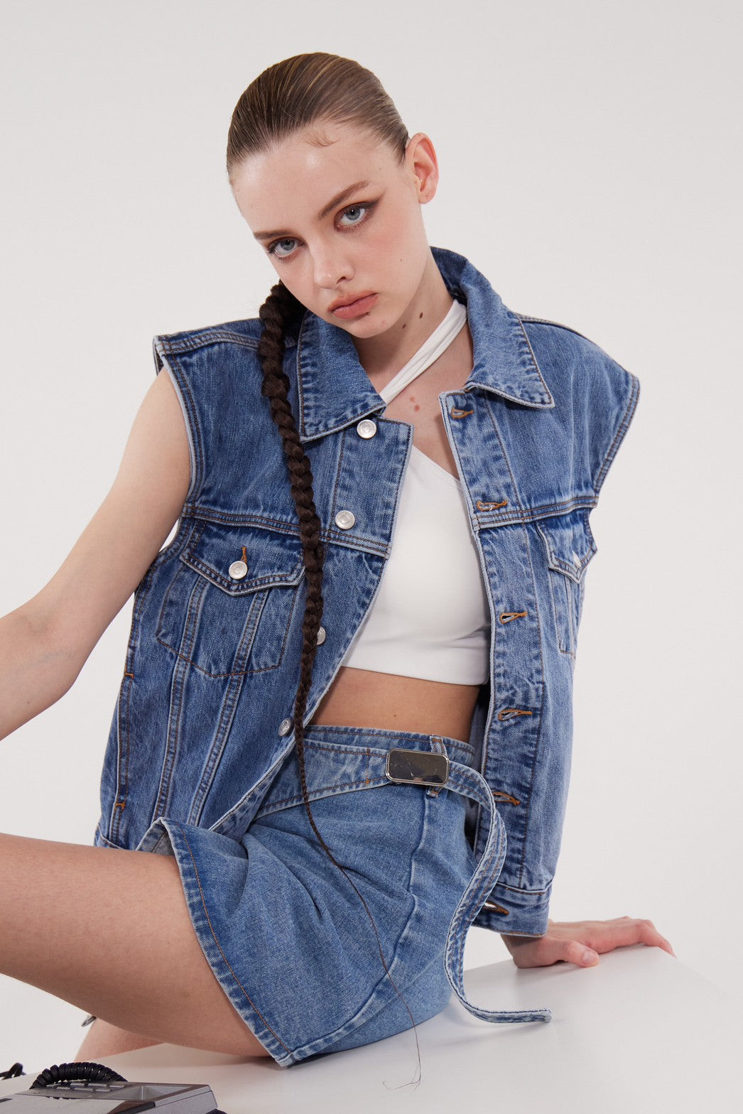 Blinding Lights Jean Skirts