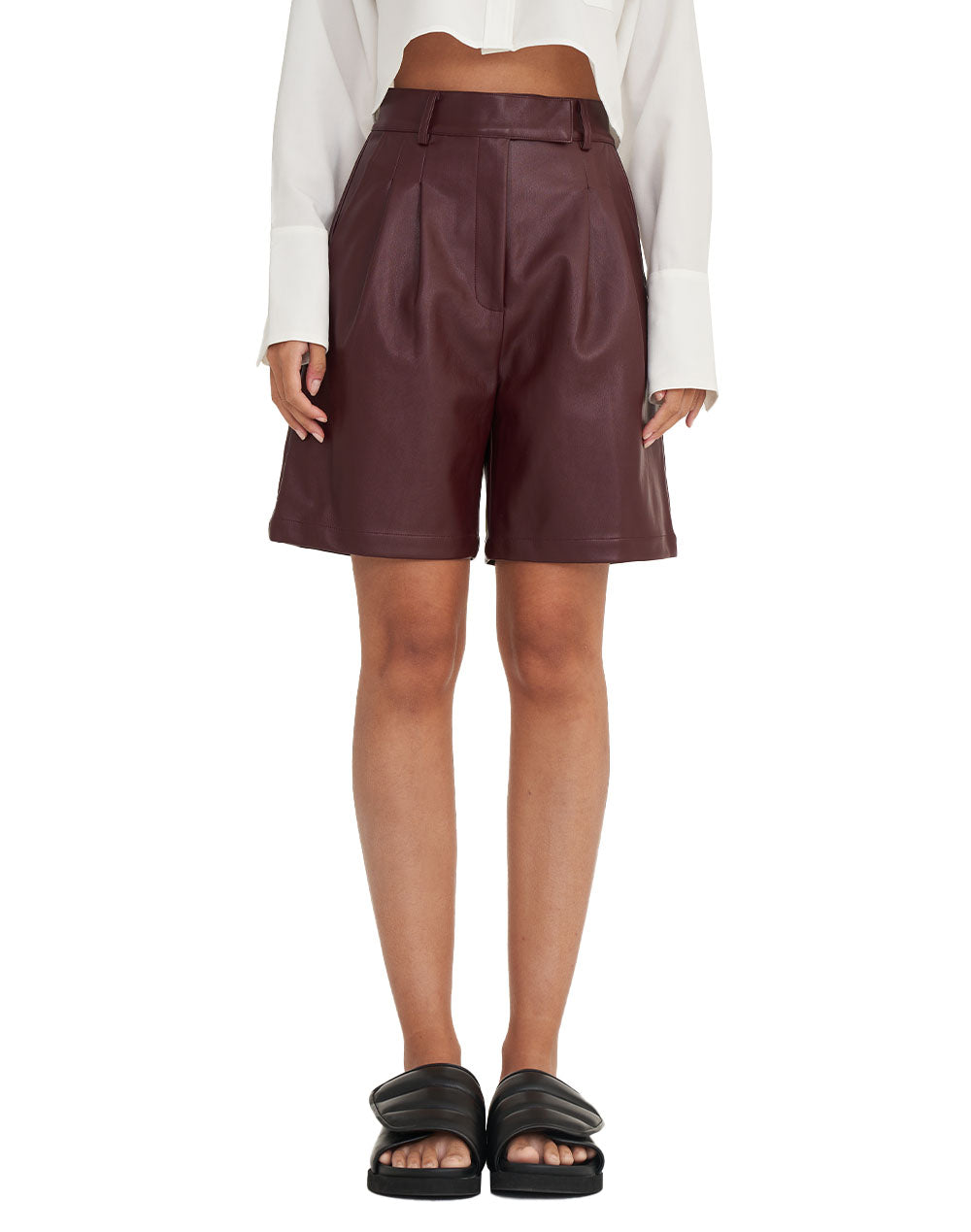 Go Get It Leather Shorts