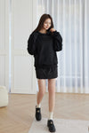Silent Knit Dress(black)