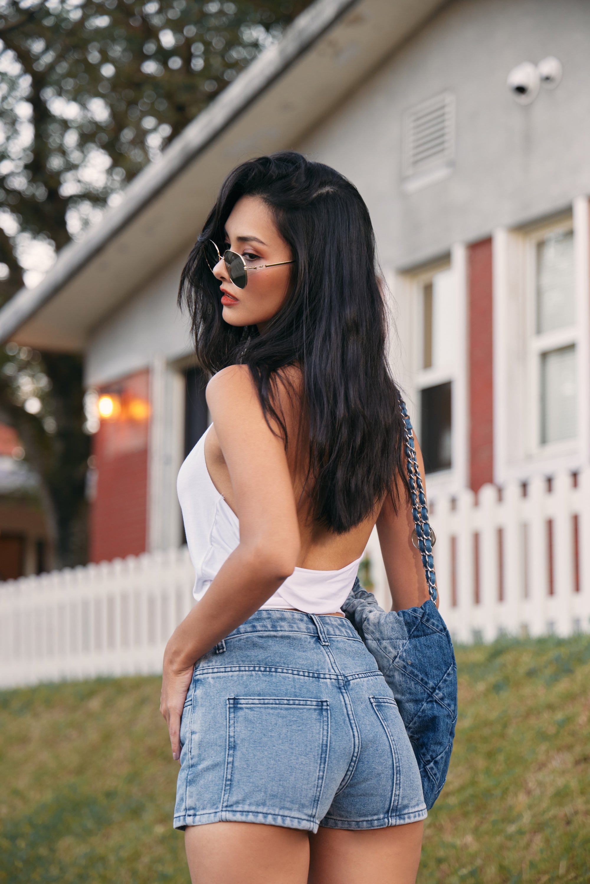 Supergirl Denim Shorts