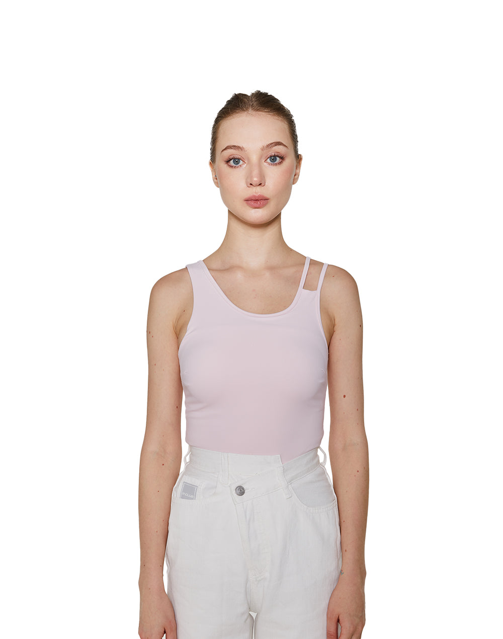 Transparent tag bra top