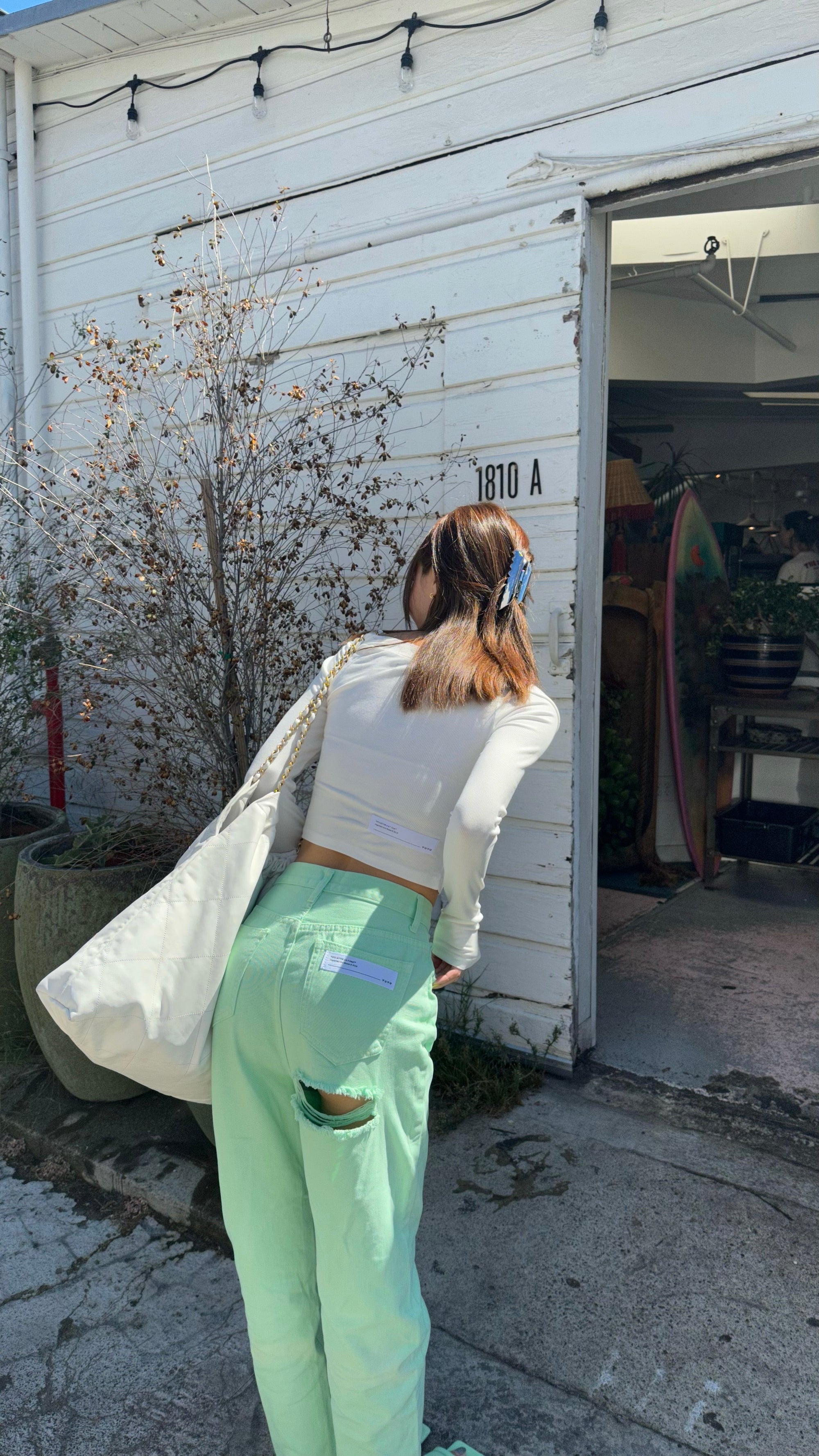 Broken Girlfriend Denim 破女友褲