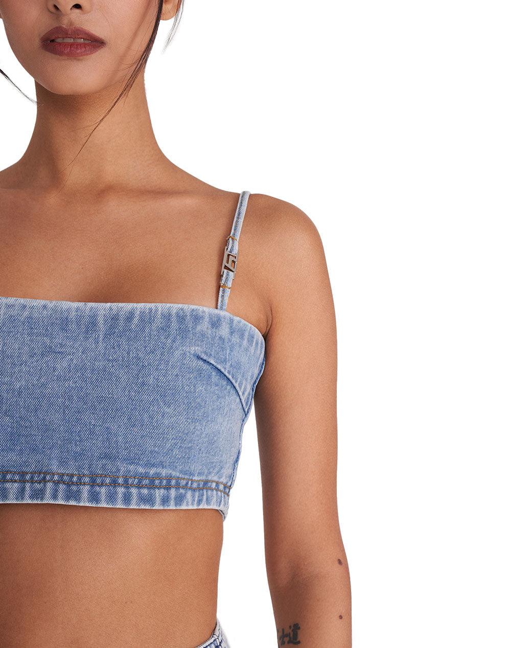 Surprise You Denim Top