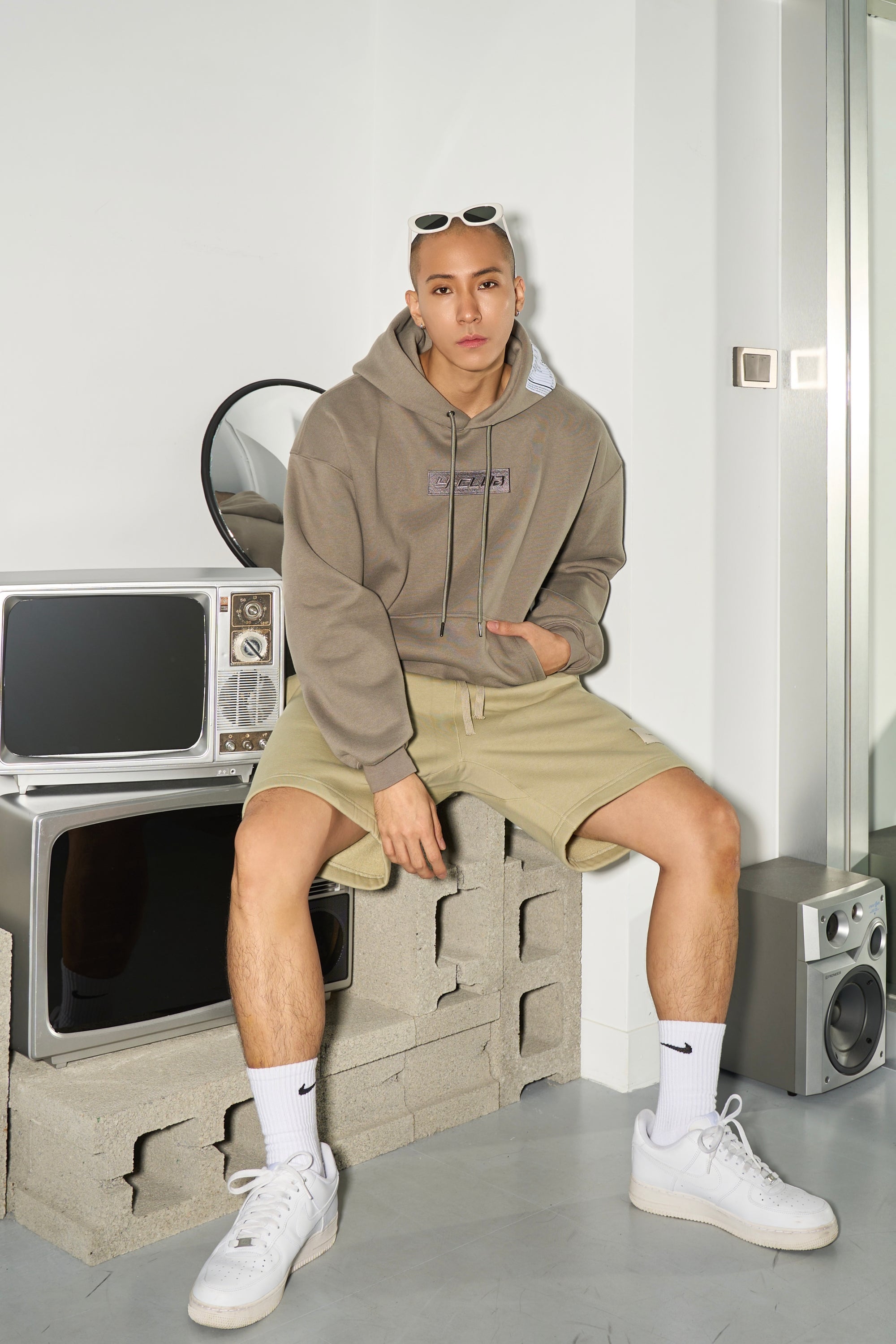 Y-Club Box Logo Hoodie