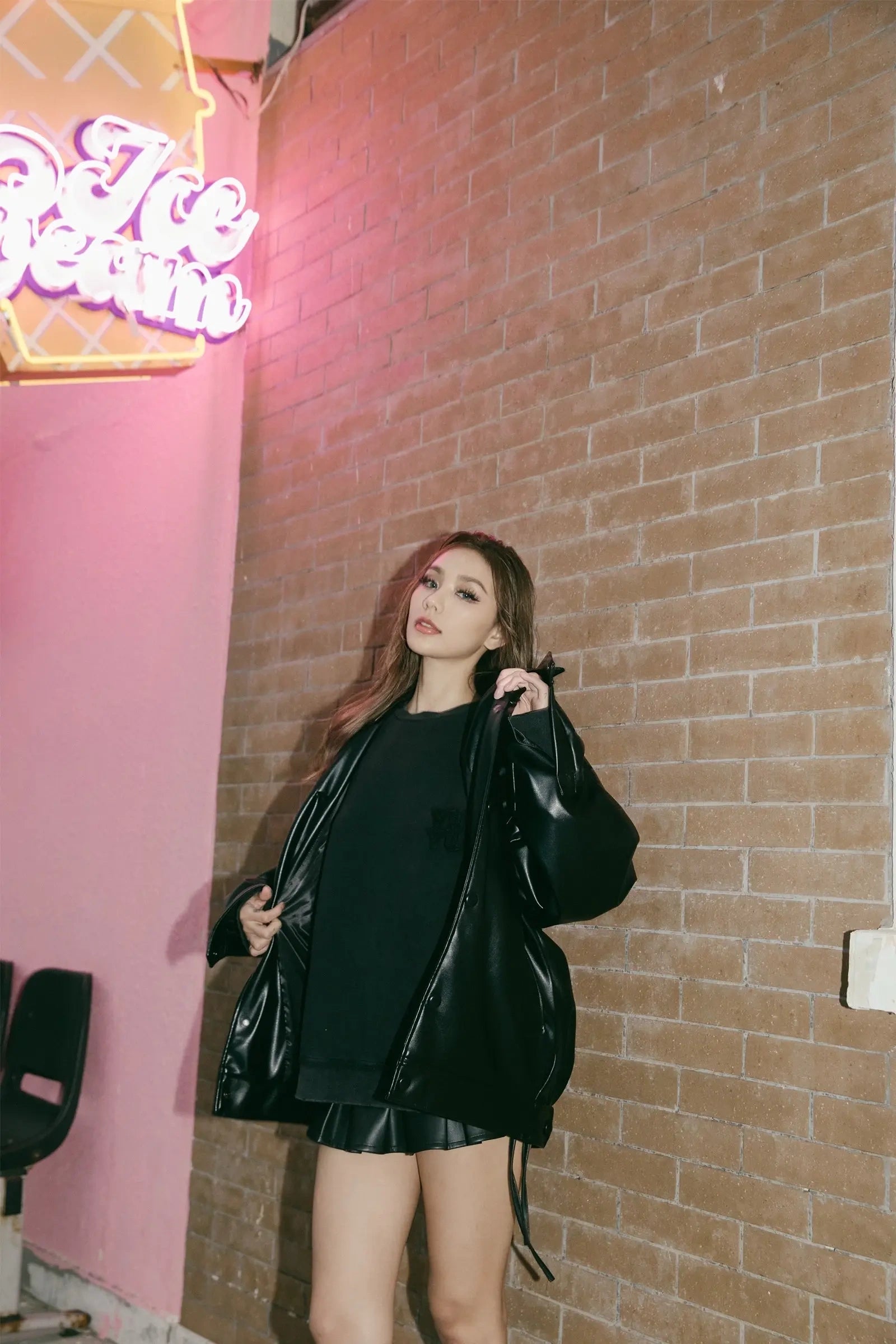 Classic yuyu Leather Jacket