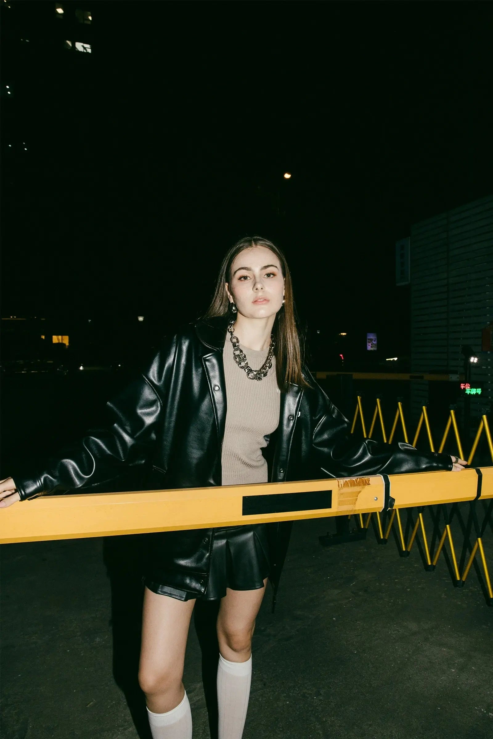 Classic yuyu Leather Jacket