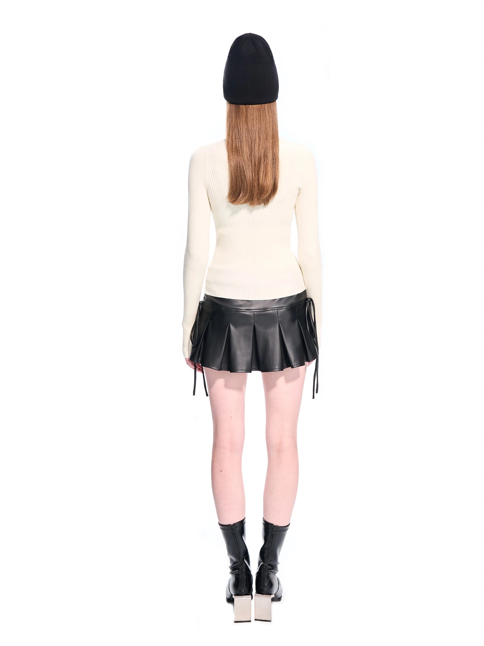 YUYU Crew Neck Knit Top