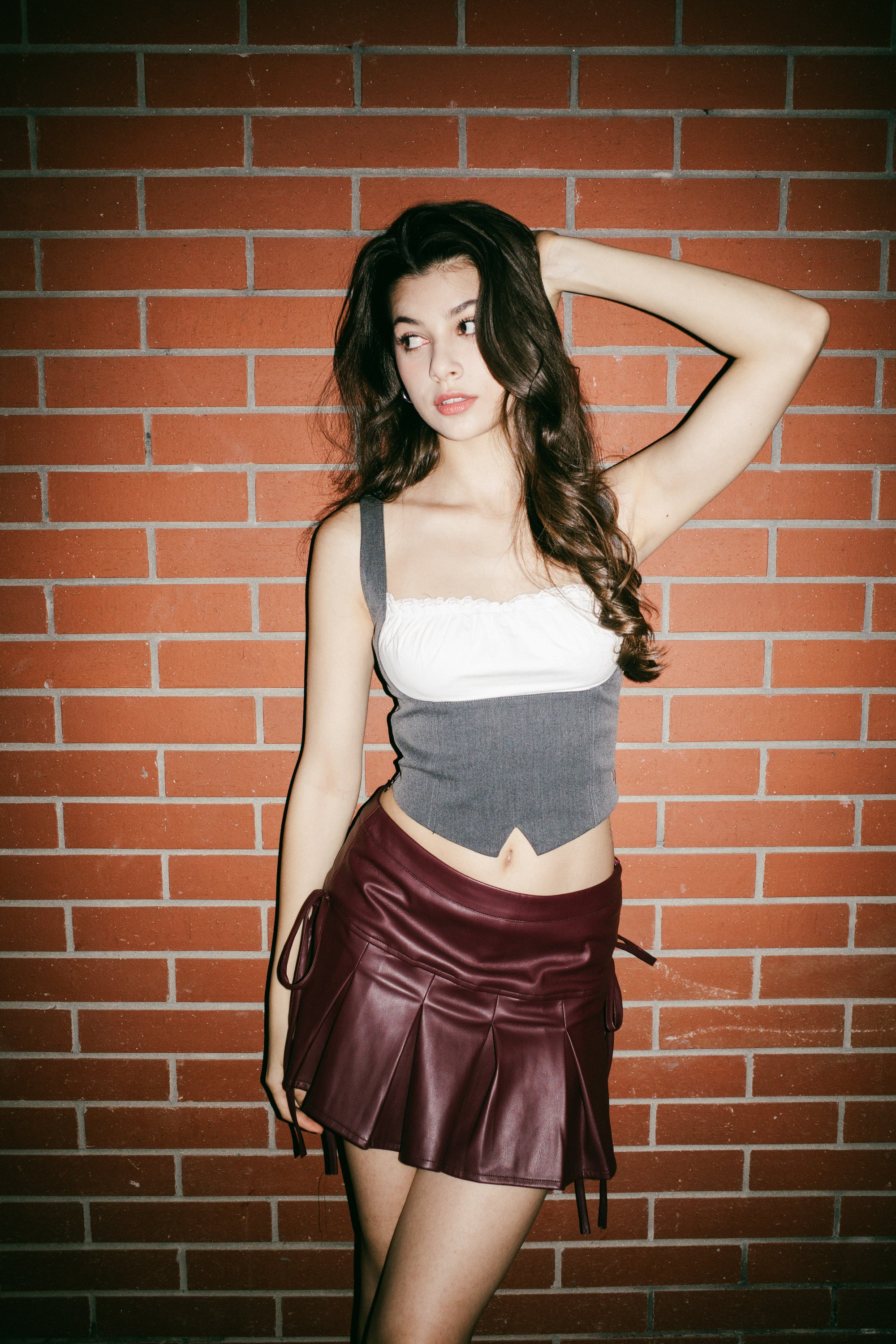 Suit-style Spliced Vest