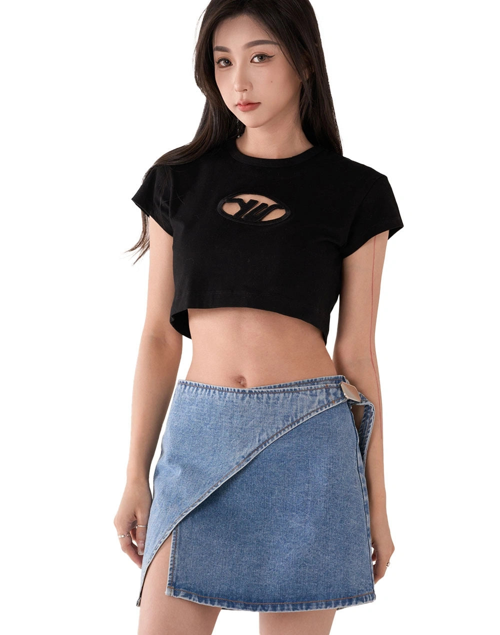 Blinding Lights Jean Skirts