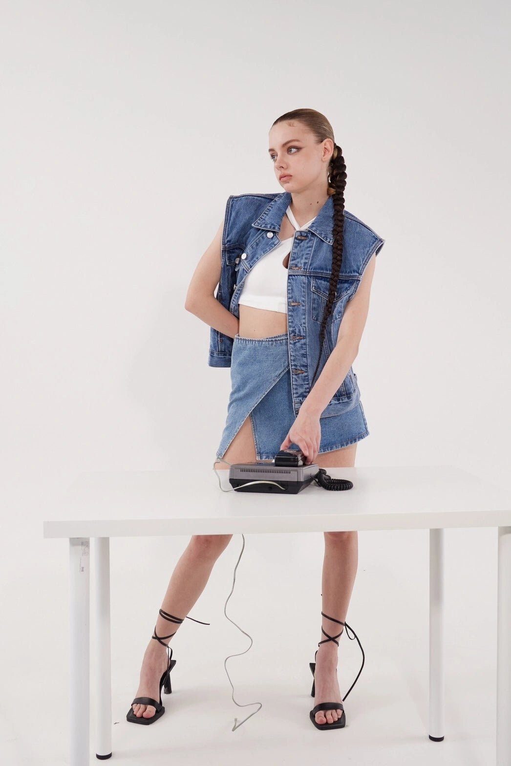 Blinding Lights Jean Skirts