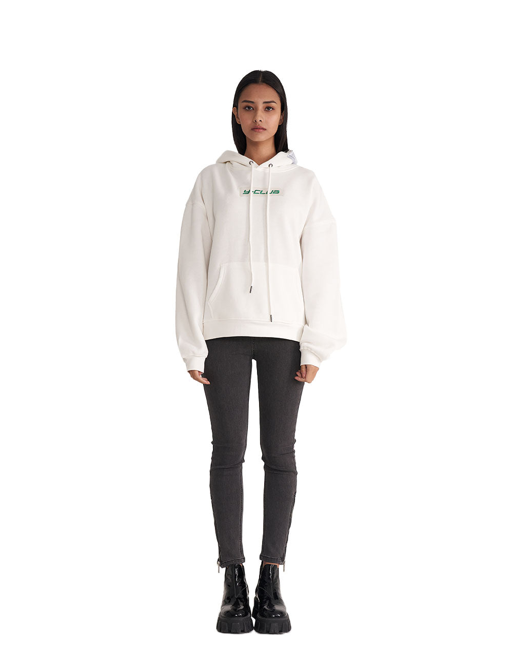 Y-Club Box Logo Hoodie – YUYU ACTIVE