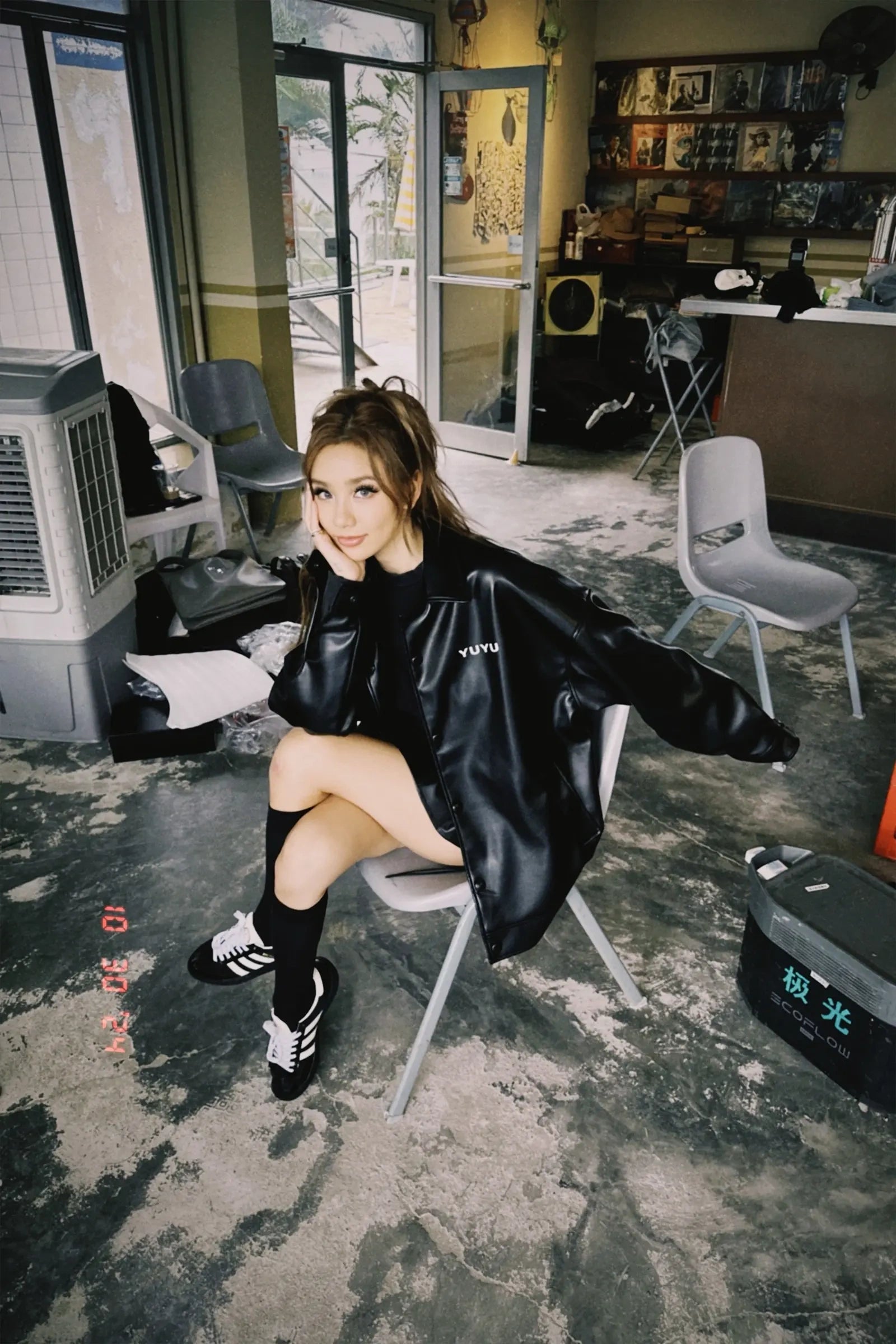 Classic yuyu Leather Jacket