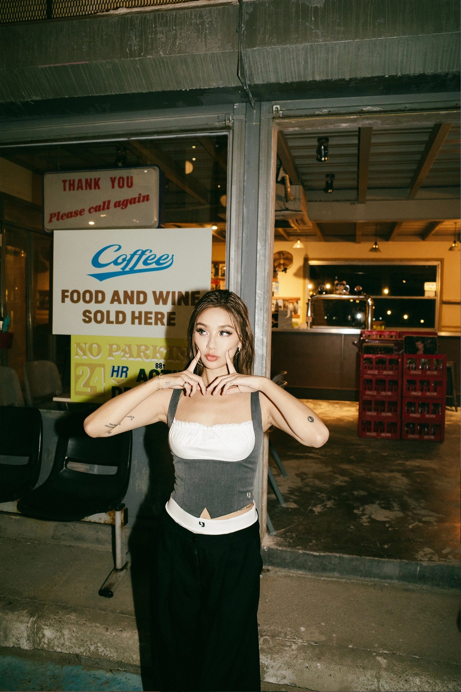 Suit-style Spliced Vest